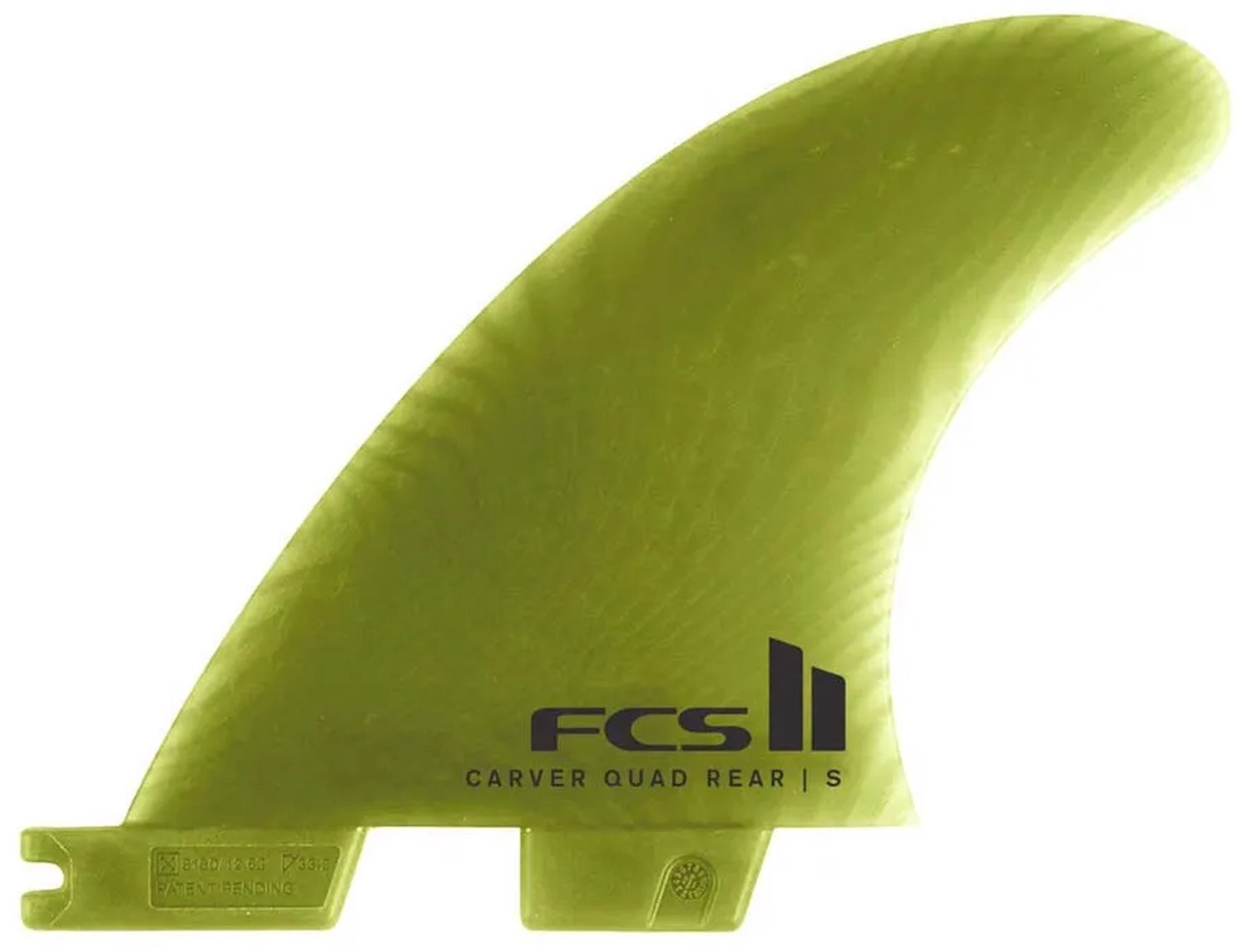 Fcs Ii Carver Neo Glass S Quad Rear Fi Vin Geel SM