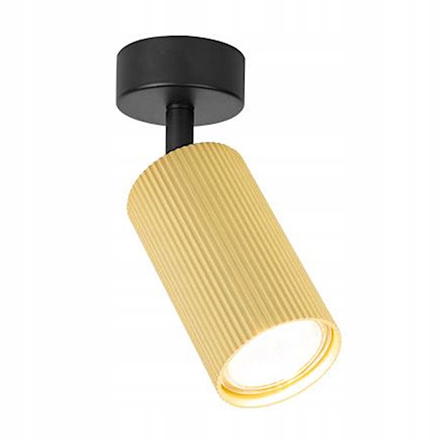 Merkloos Wandlamp GU10 LED Zwart Goud 35W IP20 Draaibaar