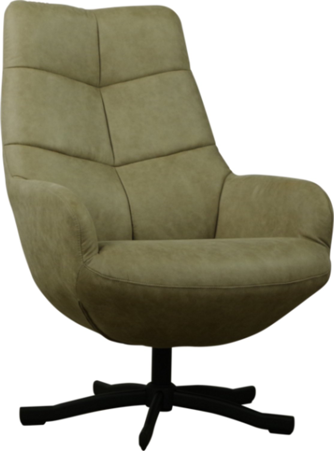 Meubelplaats Fauteuil Dean stof Magnum Clay 84 taupe met hoge rug en pocketvering