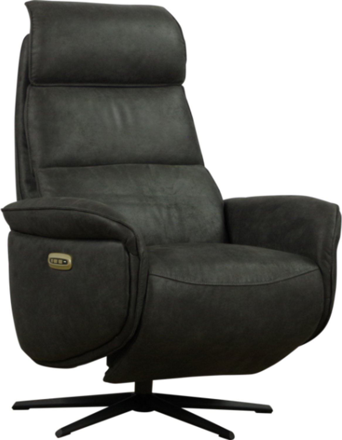 Meubelplaats Elektrische relaxfauteuil Teye Bull Antraciet 67 met 2 motoren en accu