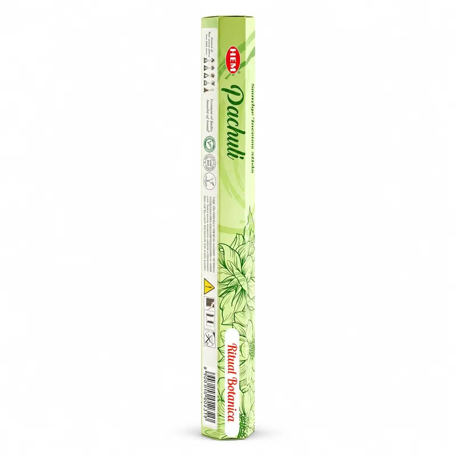 BERK HEM Hexagonale Wierook – Smudge – Patchouli Zwart