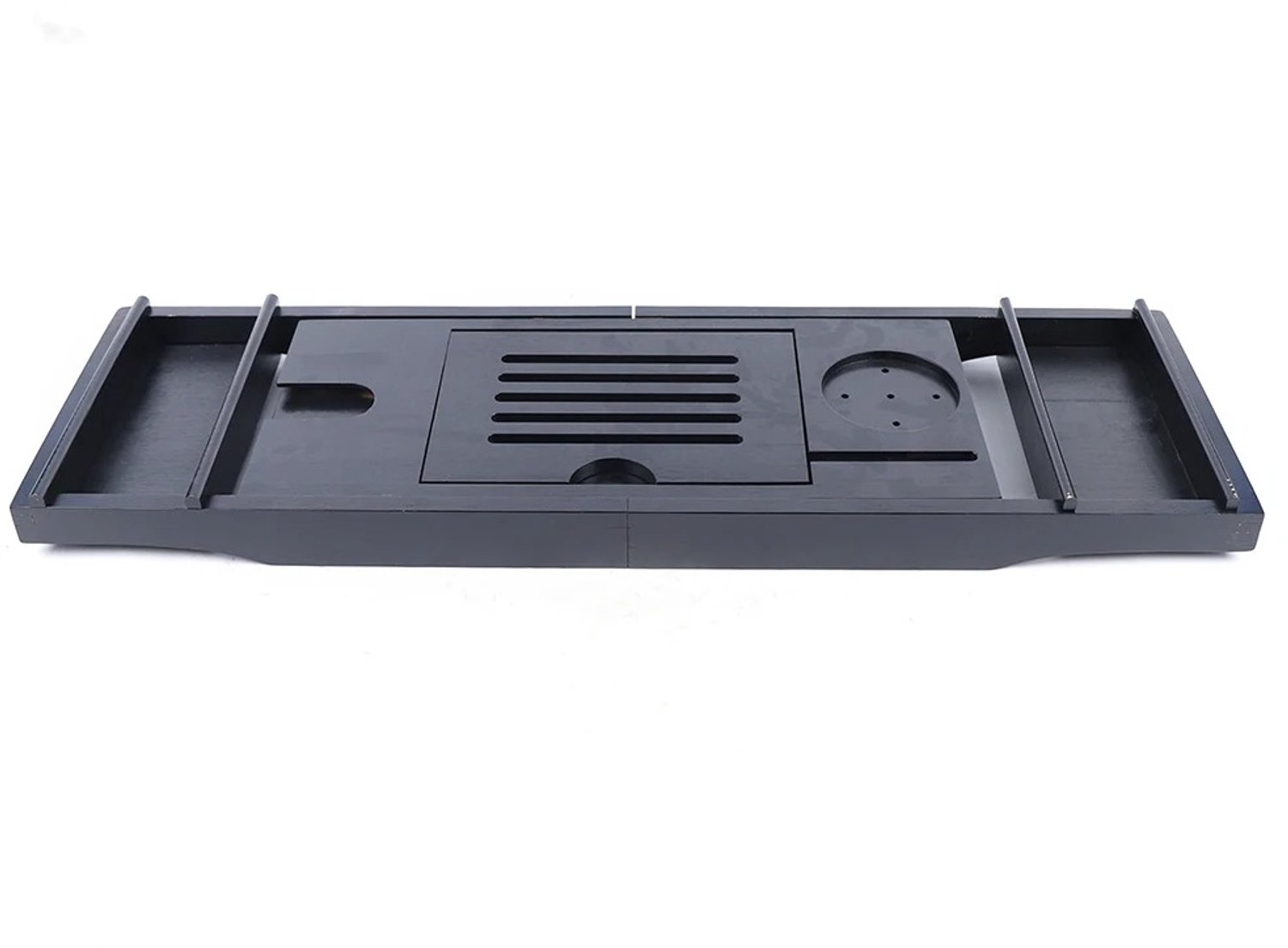 MC Select Uitschuifbare Badpank - Badbrug - voor in Bad - 75-110cm - Zwart