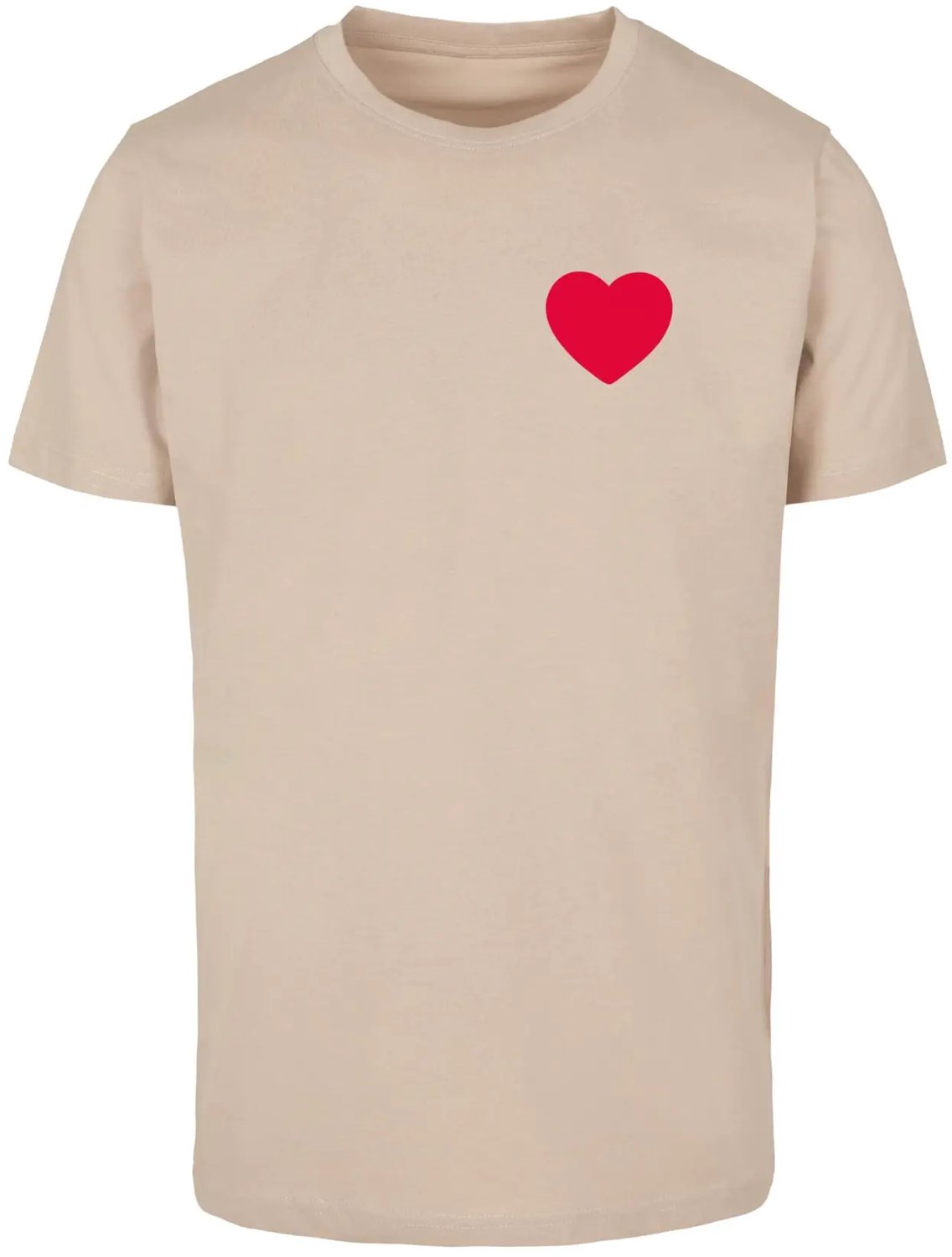 T-shirt Mister Tee Heart Geel