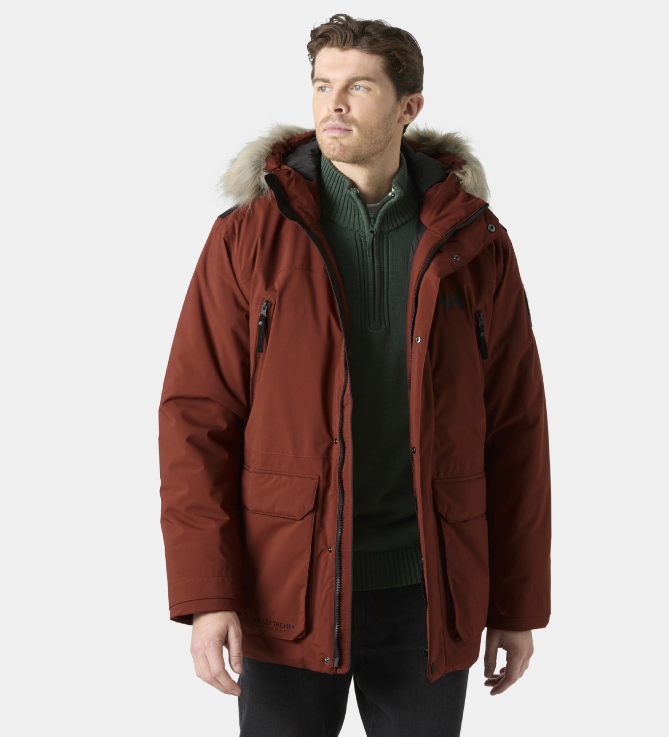 Helly Hansen Reine Parka Man Iron Oxide