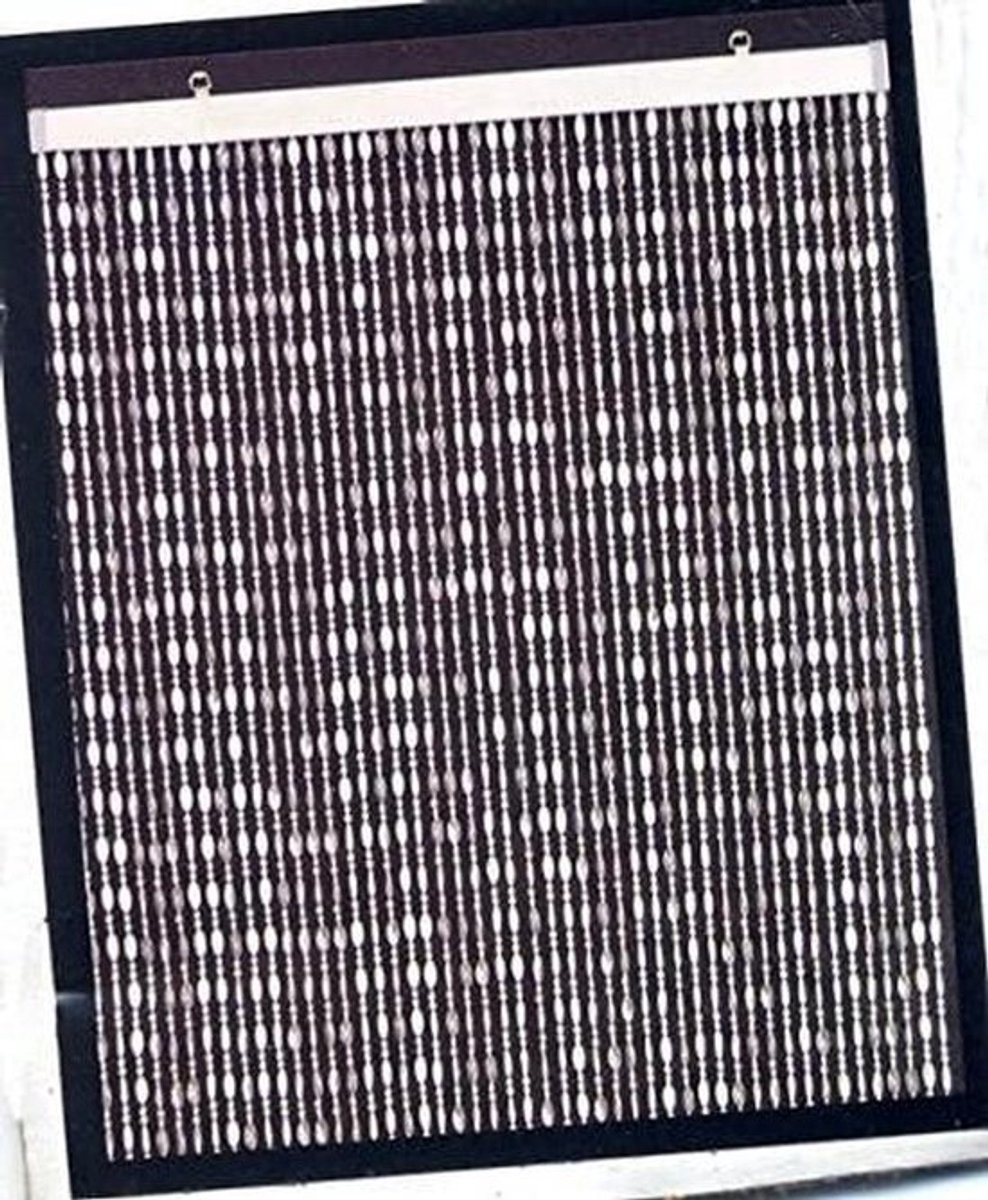 Vliegengordijn Parels - Deurketting Gordijn - Insecten Buiten Houden - Gevlochten Nylon Stang - 120 x 230 cm - Gekleurd