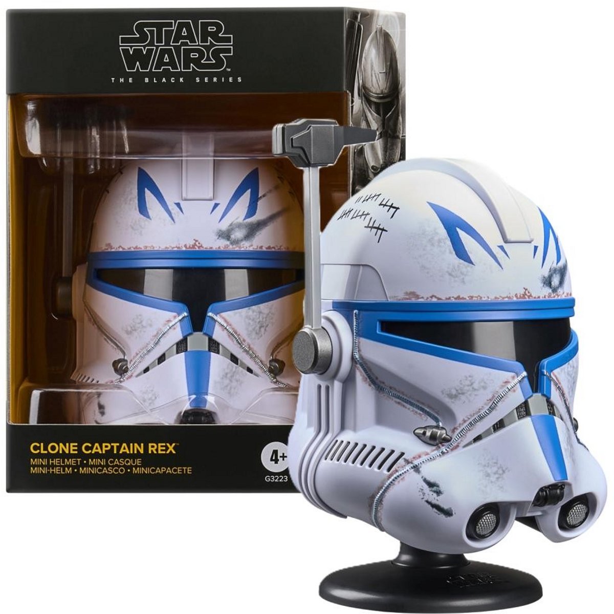 STAR WARS - Clone Captain Rex "Mini Helmet" - Figure Black Series 15cm