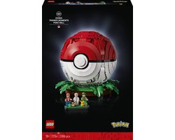 LEGO Pokémon Pokéball met Trainer Scènes Bouwpakket voor Volwassenen en Woondecoratie 72154