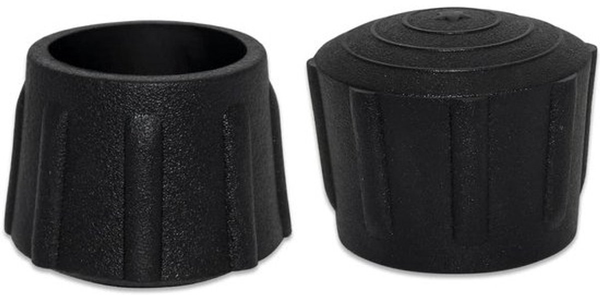 Stoel Beschermers - Meubeldoppen Vloerbeschermers - Meubels Verplaatsen - Antislip Rubber - 35 mm - Zwart