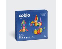 Coblo - Magnetic Tiles – Classic 36 stuks – Magnetische Tegels – Montesorri Speelgoed - Magnetisch speelgoed – Vanaf 3 jaar