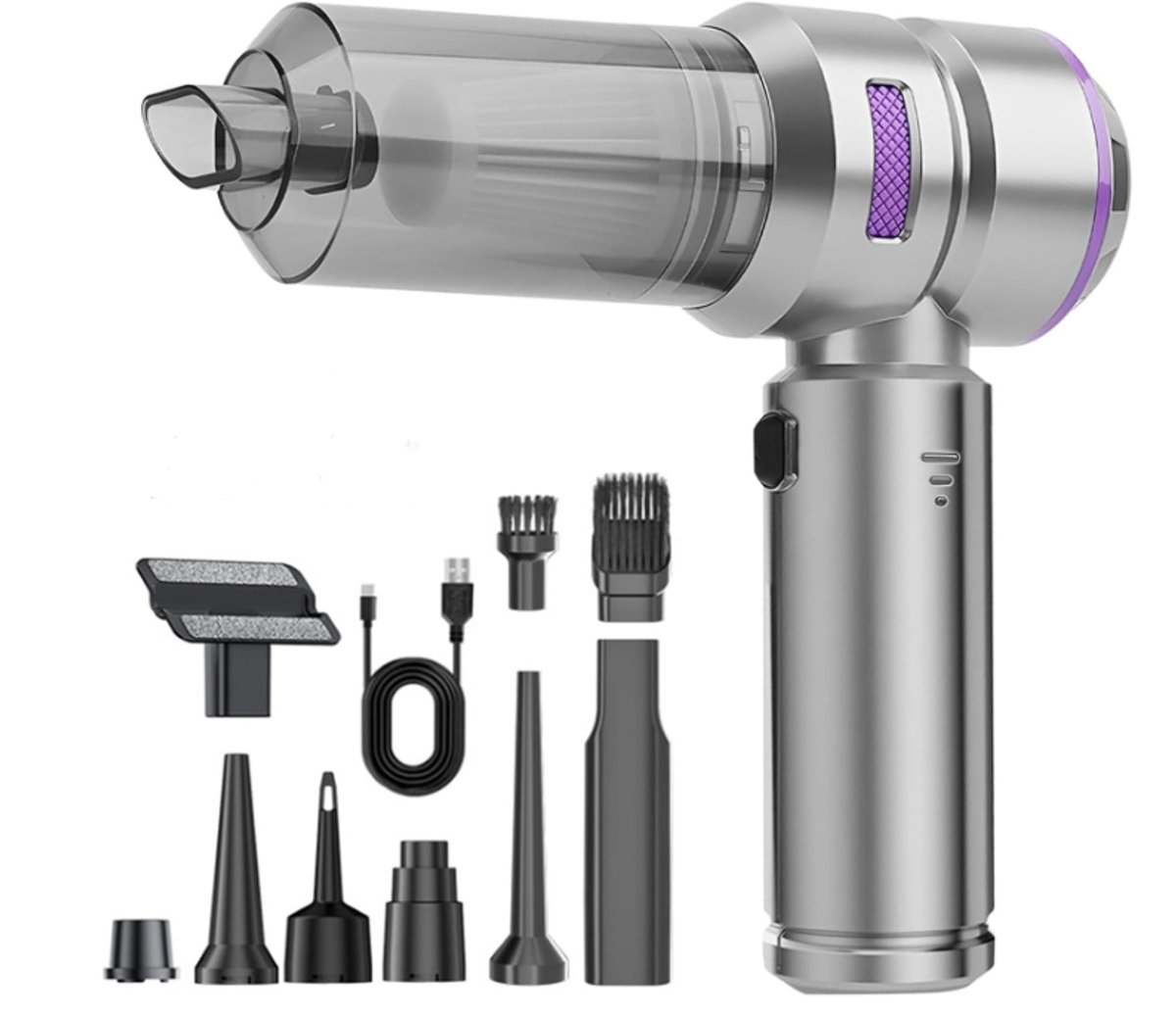 Draadloze Handstofzuiger 4-in-1, 22.000 Pa,3 snelheden,6.000mAh