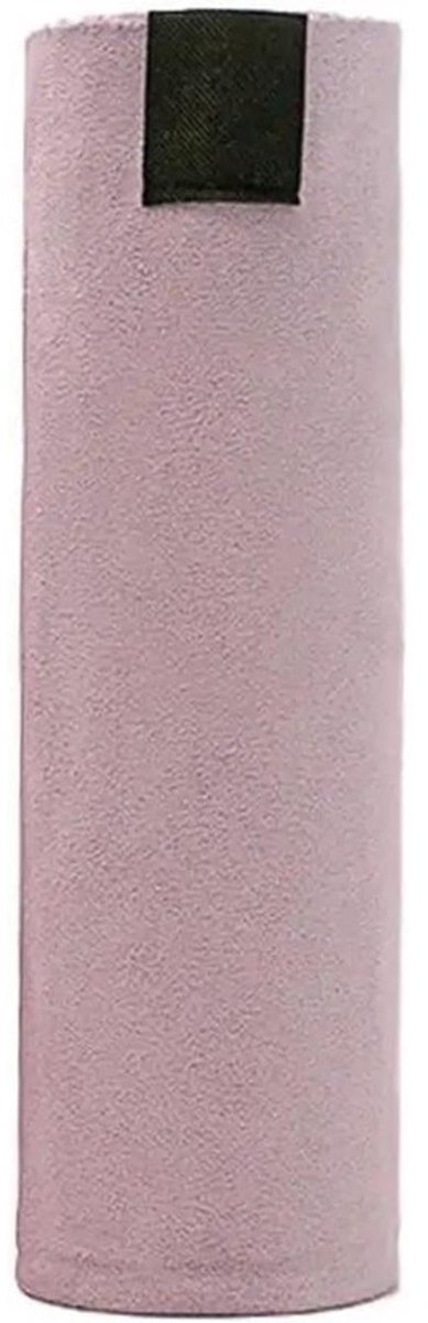 Yoga handdoek - Fitness deken - Sport en ontspanning - Antislip oppervlak - 185 x 68 cm - Roze