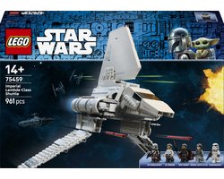 LEGO Star Wars Imperial Lambda-Class Shuttle Bouwpakket voor Kinderen en Tieners 75459