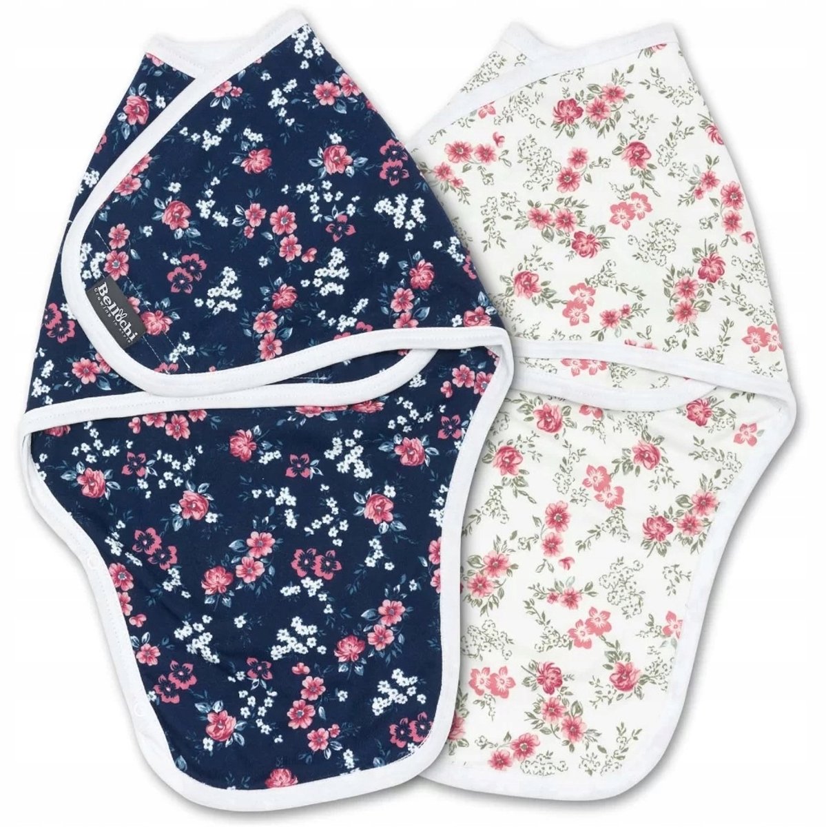 MiMi Babydoekjes Bloemen 2 stuks 0-3m 45x65 cm Katoen