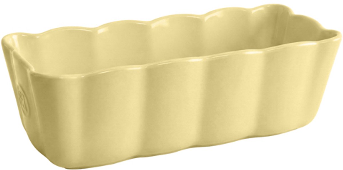 Emile Henry Cakevorm Madeleine Klein - 245 x 110 x 80 mm - Geel