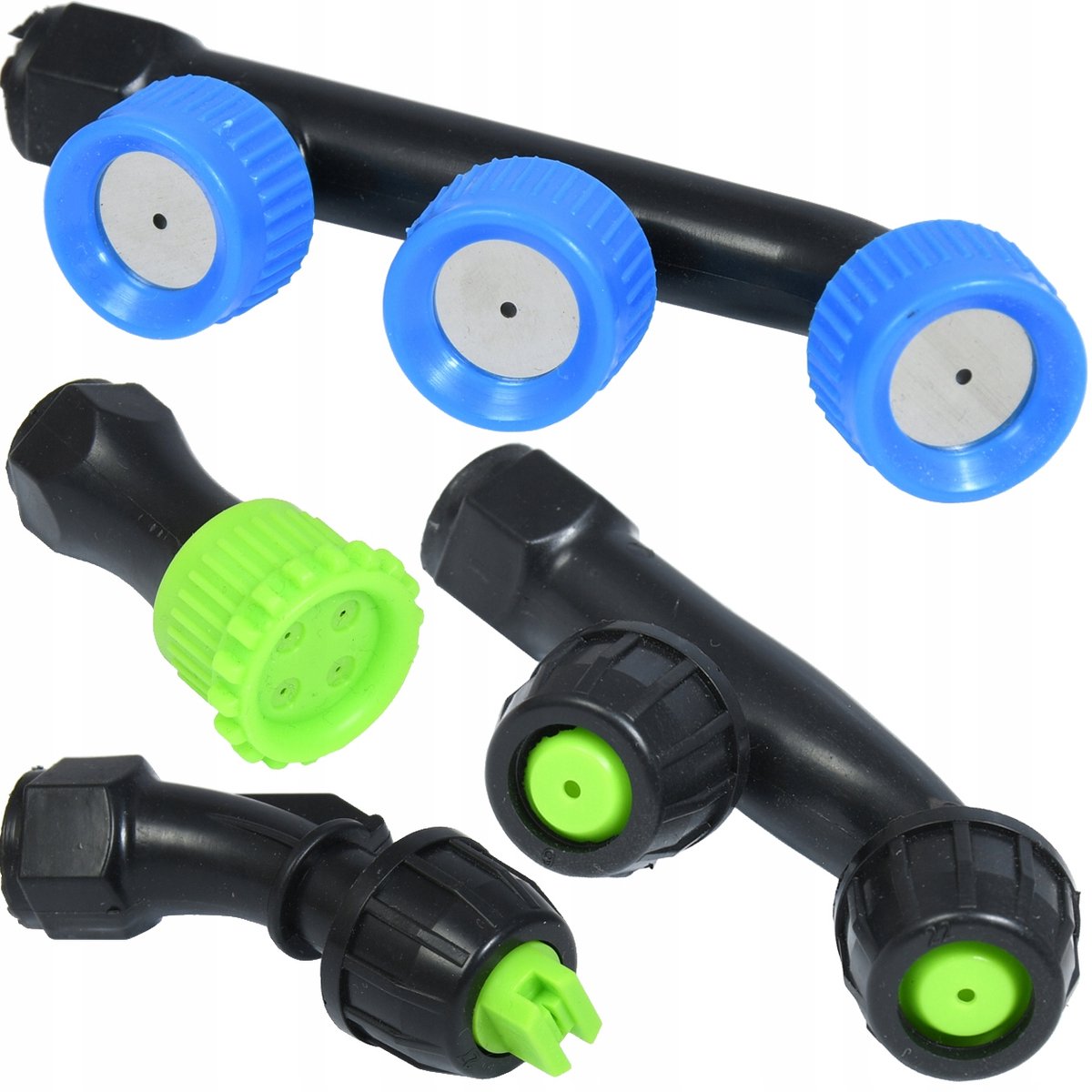 Set van 4 sproeikoppen voor rugsproeiers - 12mm binnendraad