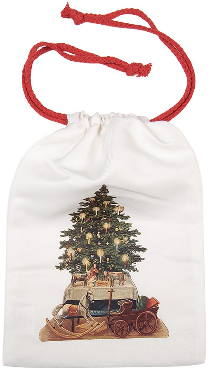 Clayre & Eef Cadeauzakje Bruin Synthetisch