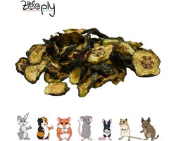 Zooply Komkommerschijfjes - Kruiden & Snacks - 100% natuurlijk - Voor konijnen & cavia's - 150 gram