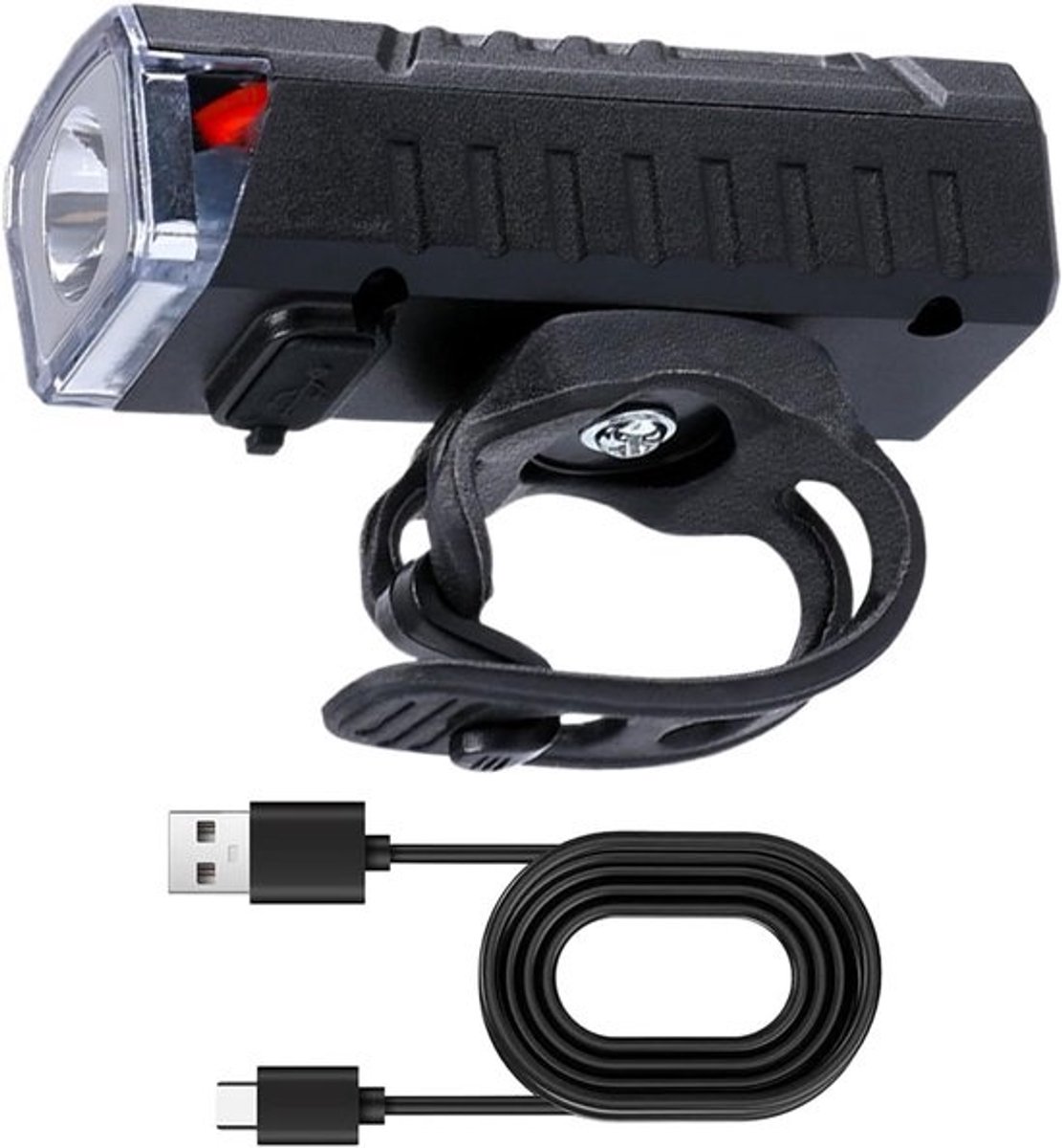 Fietslicht grootlicht dimlicht | Waterdichte stevige fietsverlichting - Meerdere verlichtingsmodi koplamp ingebouwde batterij voor racefietsen mountainbikes nachtfietsen