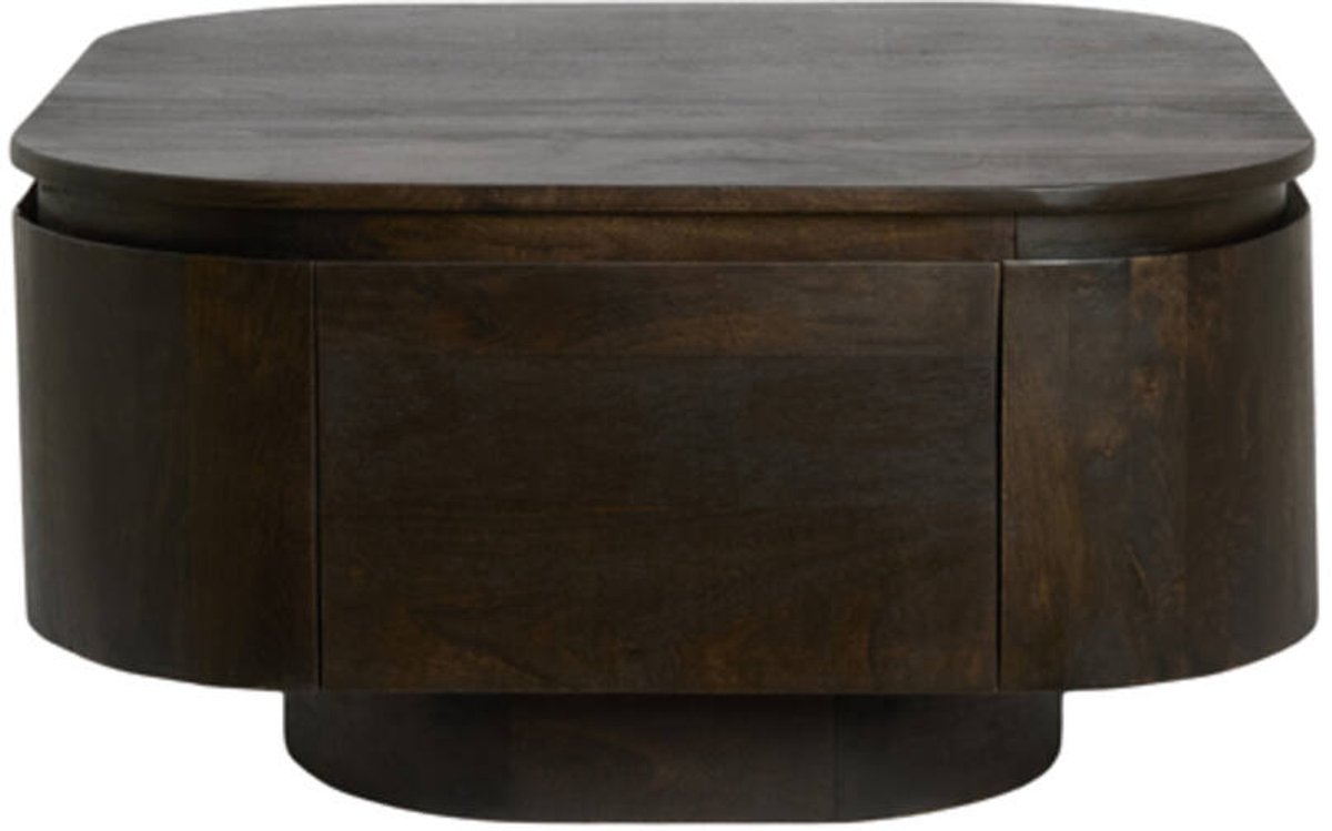 Light&living Salontafel 80x80x40 cm RYMA hout chocolade bruin