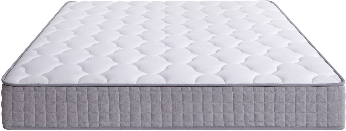 REDOM Pocketveringmatras - 7 zones ondersteuning - H3 stevigheid - Ventilerende koudschuimlaag - Handgrepen - Slaapkamer - Koudschuim en pocketveren - Wit - 180 x 200 x 25 cm White