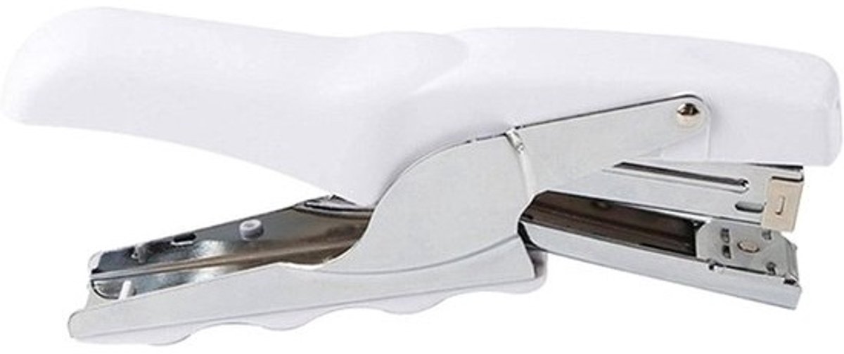 Metalen Nietmachine - Tang Nietmachine - Papier Verwerken - Arbeidsbesparend Ontwerp - 3 x 2 x 1 cm - Wit