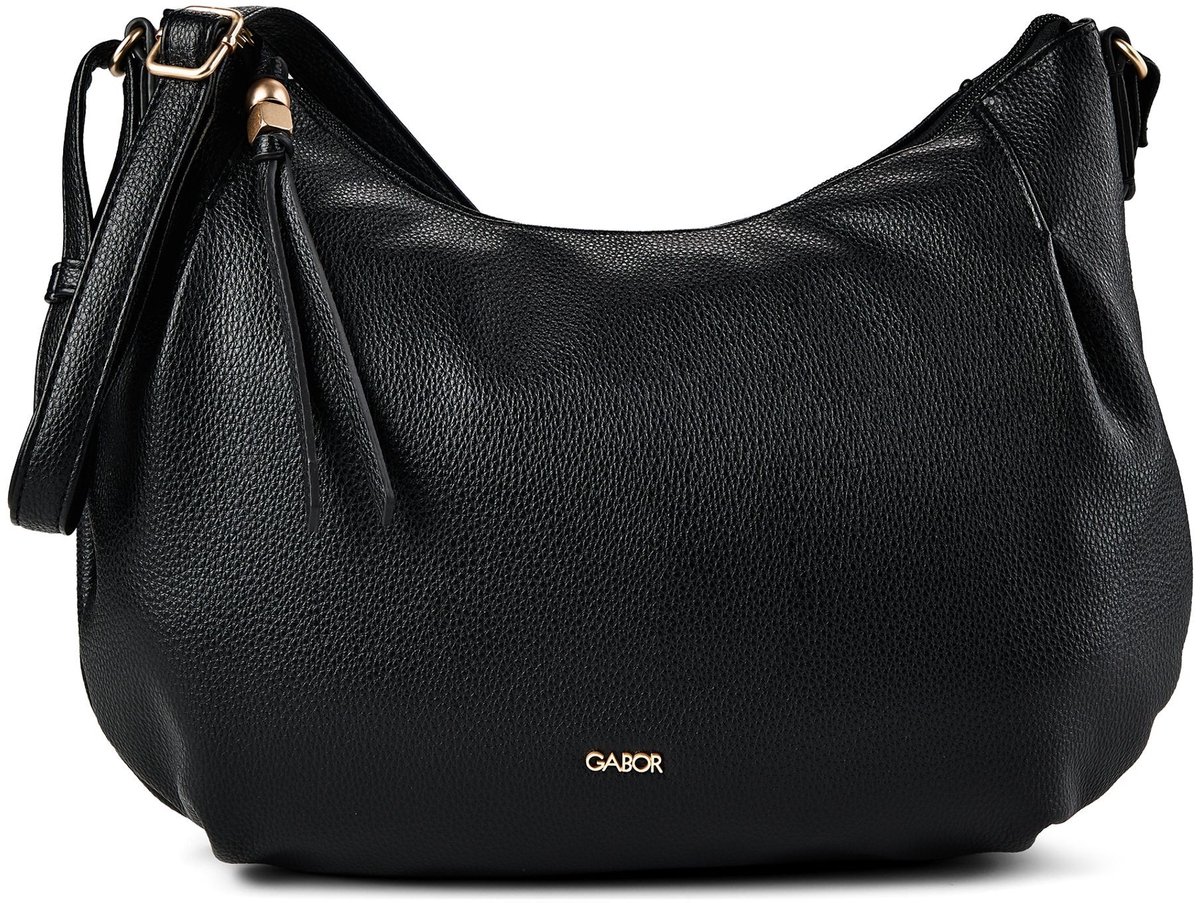 Gabor schoudertas Sedine Hobo Bag Black zwart