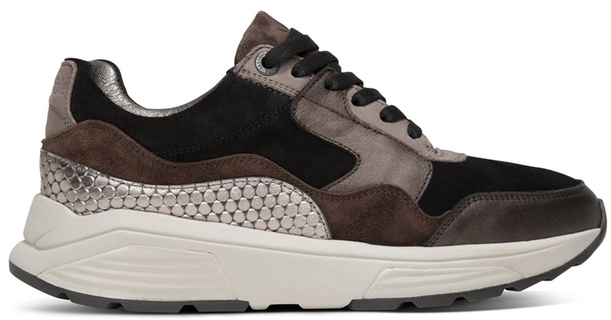 Xsensible Stretchwalker Sneaker Golden Gate Lady 33000.2.383 Dark Brown Fantasy