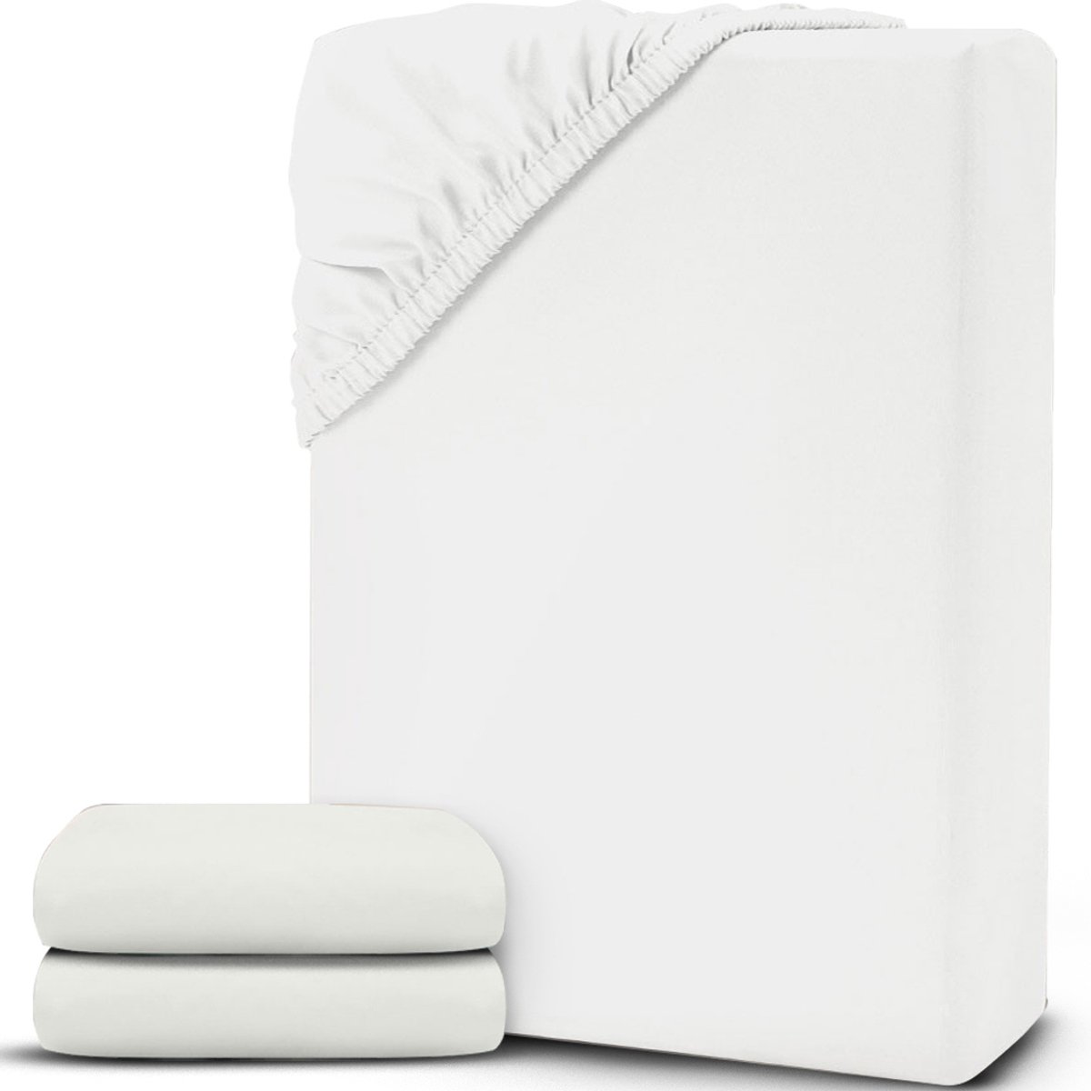 DailySupplies® Matrasovertrek 160x200 - Dekbedovertrek - Hoeslaken - Matrasbeschermer - Extra Zacht - Microvezelstof