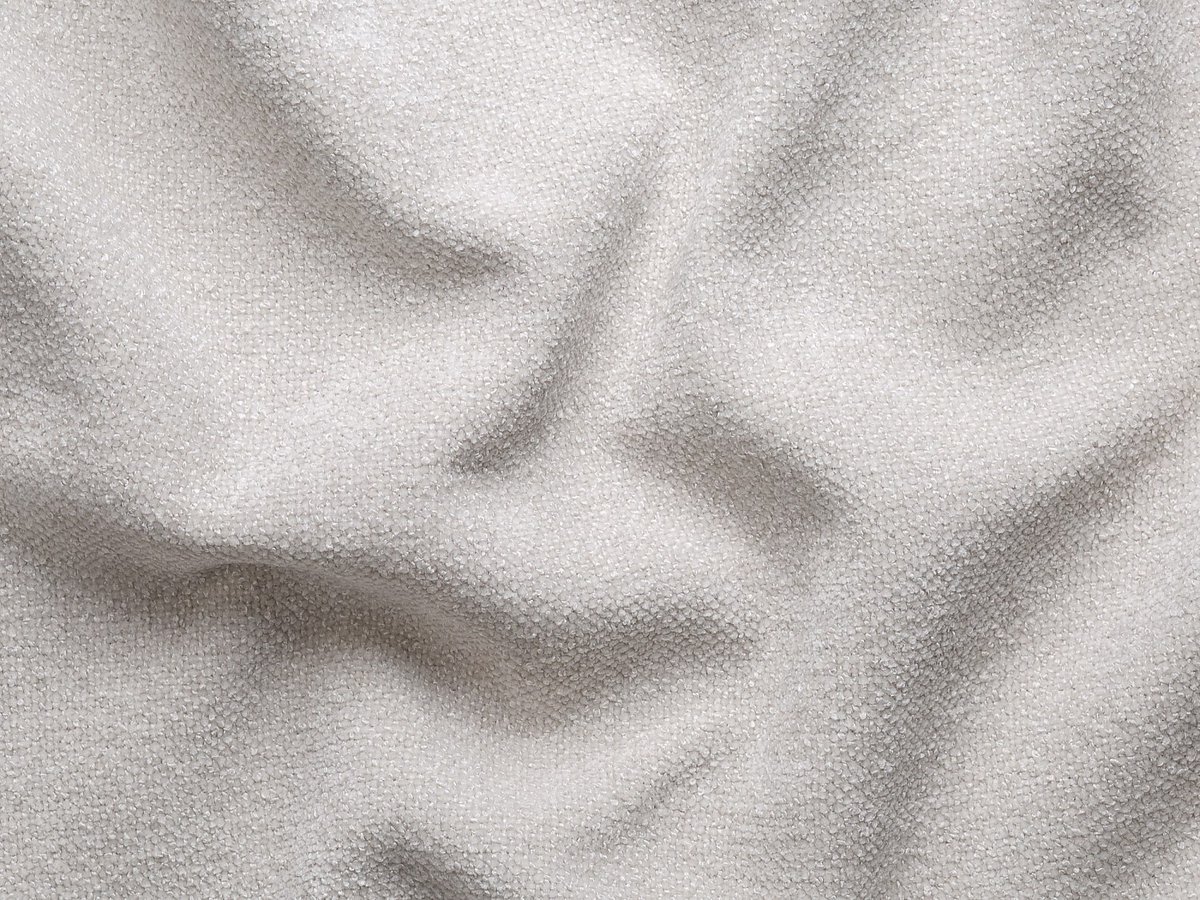 Vente-unique Hoekbank rechts convertible in beige chenillestof CAMILIO