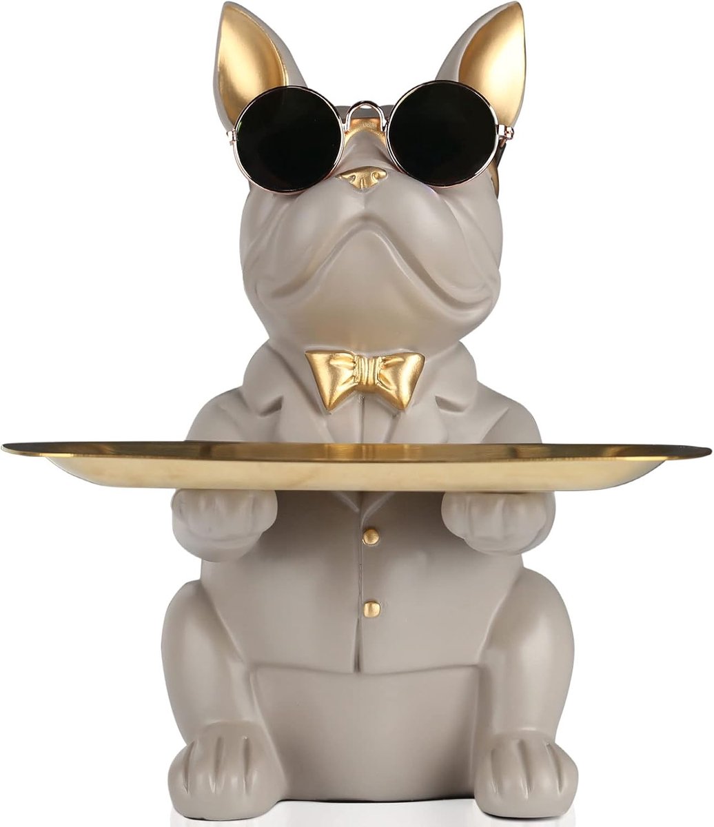 Hondenbeeld - Hoogte 23,6 cm - Polyresin - Modern