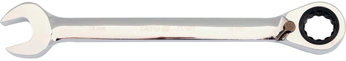 2x Ring-gaffelsleutel met ratel 24 mm Yato
