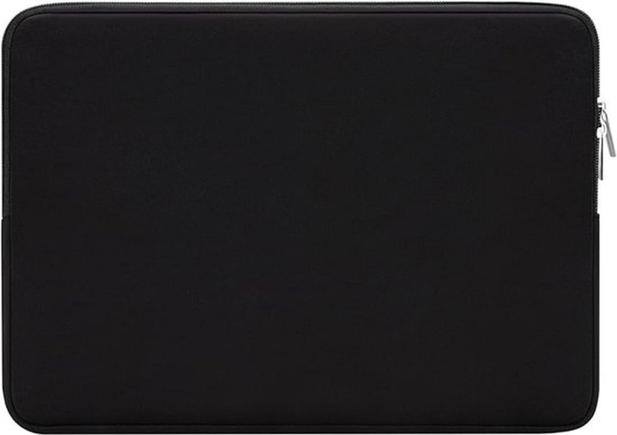 Laptophoes met ritssluiting, beschermend en gevoerd, geschikt voor laptops van 14 inch (ca. 35,6 cm), geschikt voor Dell, HP, ThinkPad, Lenovo, Acer en Macbook (zwart).