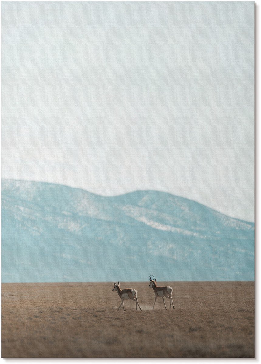 Tulup Canvas Poster Polycanvas - Ontspanning Aan Het Strand, Roze - A4 - Beige Patroon - Rechthoek - Decoratieve poster - Kantoor - Minimalist