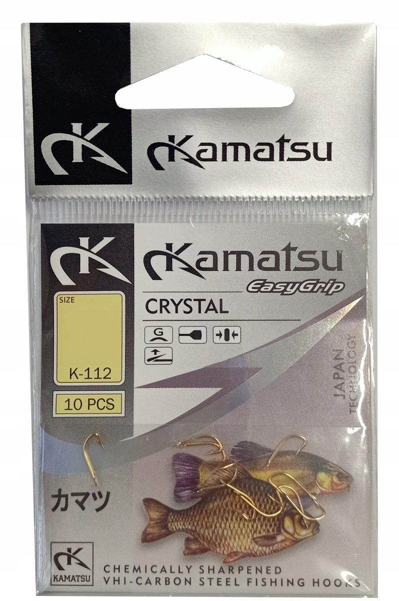 Kamatsu Crystal Haak Goud - Maat 6 (10 stuks)