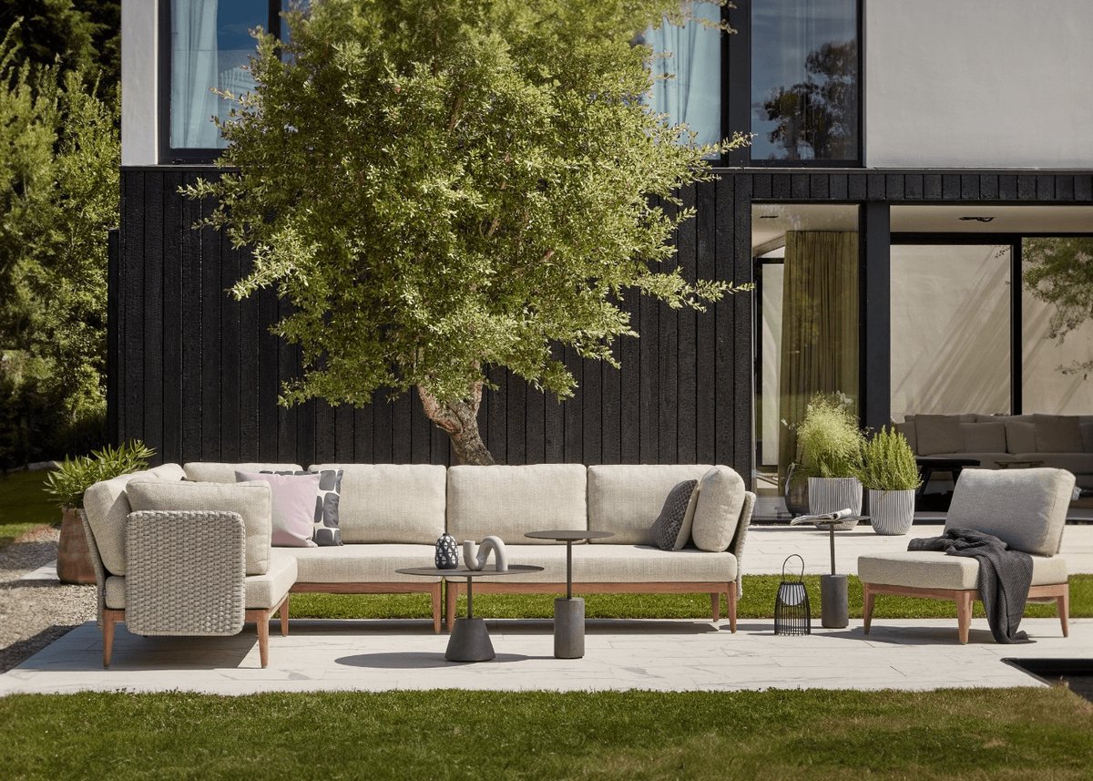 Apple Bee Lisa Teak Loungeset Nr. 4 - 221x280 cm - Rechts Lang