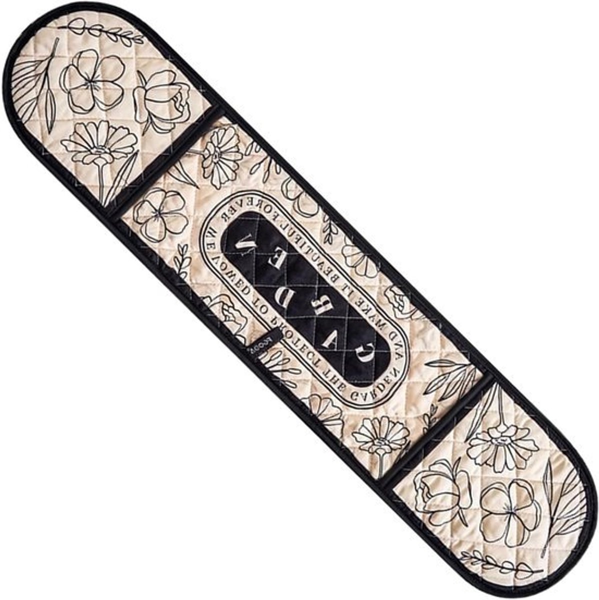 Ovenwanten Dubbel - Keukenhandschoenen Pannenlappen - Hittebescherming Keuken - Dubbelzijdig Bruikbaar - 80 x 17 cm - Niet gespecificeerd