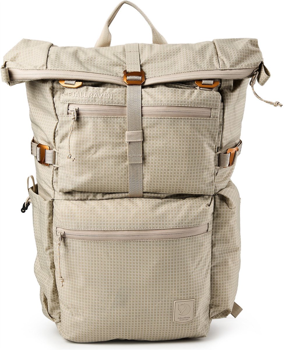 Fjällräven vrijetijdsrugzak rugzak met laptopvak High Coast Pro Foldsack 26 FOSSIL beige