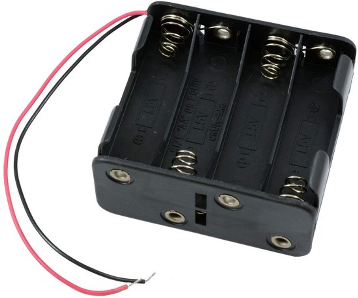 Dailygoody - Batterij Houder met Schakelaar - Aa/aaa Batterij Case - Handig voor
