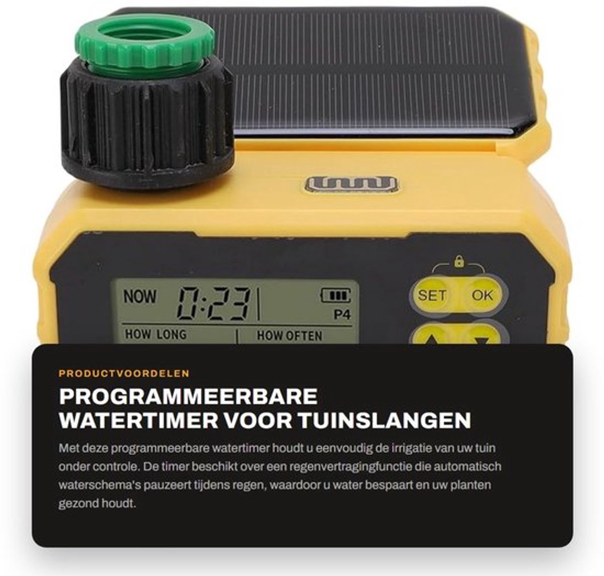 Dailygoods- Watertimer met regenvertraging