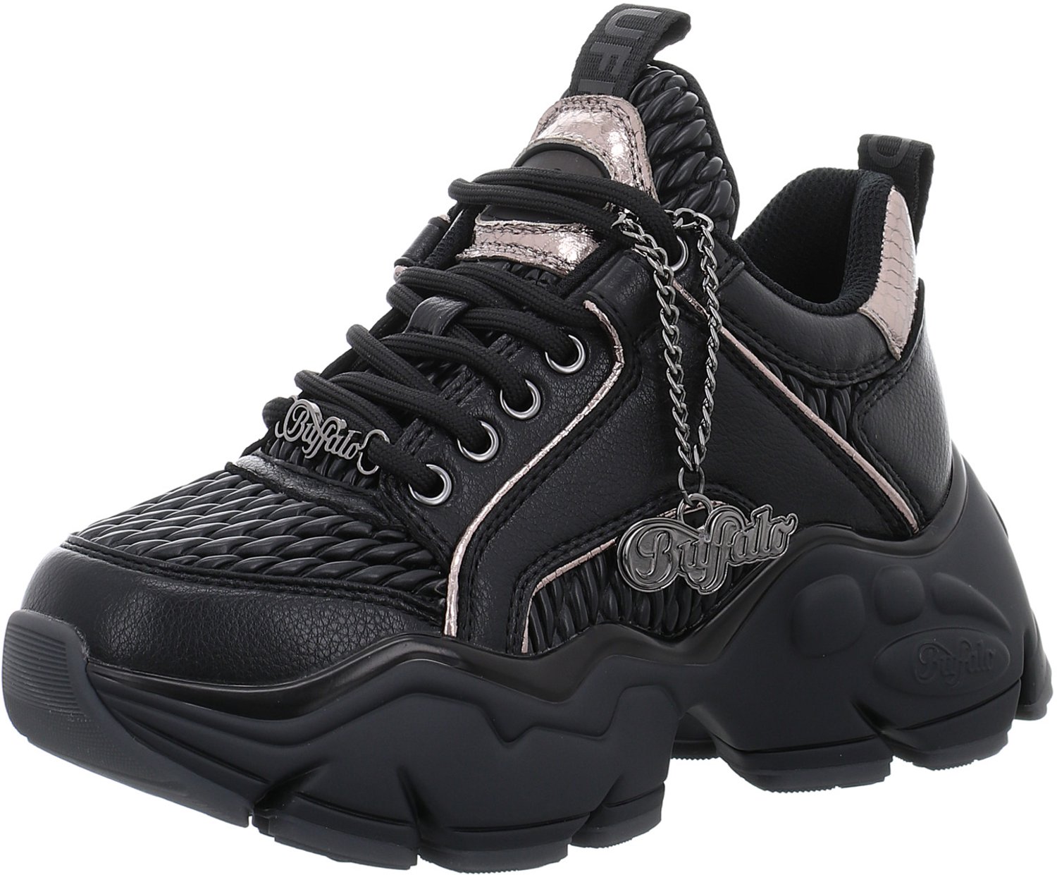 Buffalo dames sneakers zwart maat 40