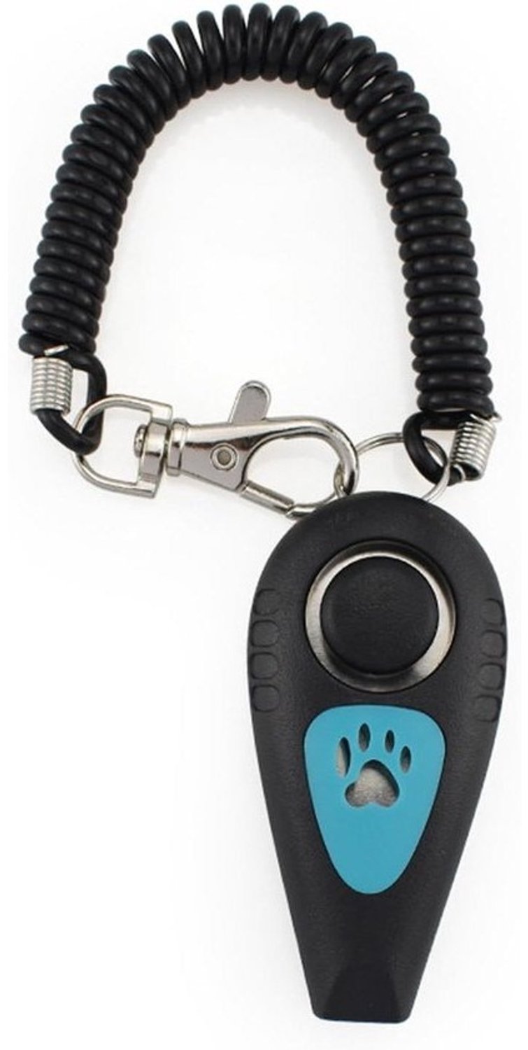 Honden-clicker - Gedragstrainer voor honden - Gedrag corrigeren - Twee functies - 6.5x3x2 cm - Niet gespecificeerd