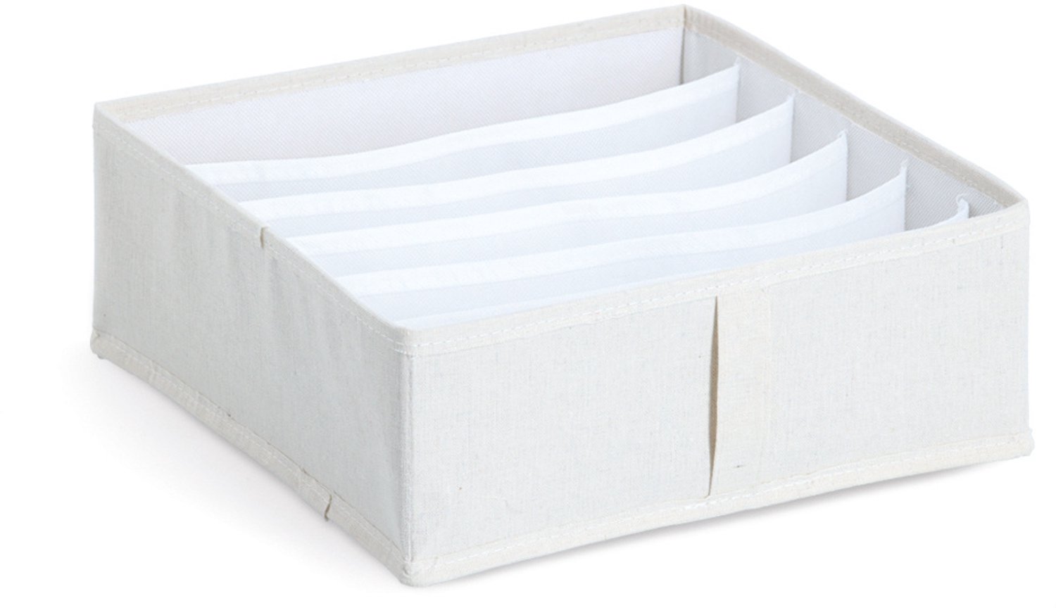 ZELLER - Opbergdoos - Organizer voor lingerie NOMAD met 6 vakken, 30 x 30 x 11 cm