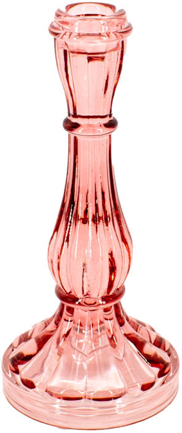 homebound by ky Kaarsenstandaard glas roze