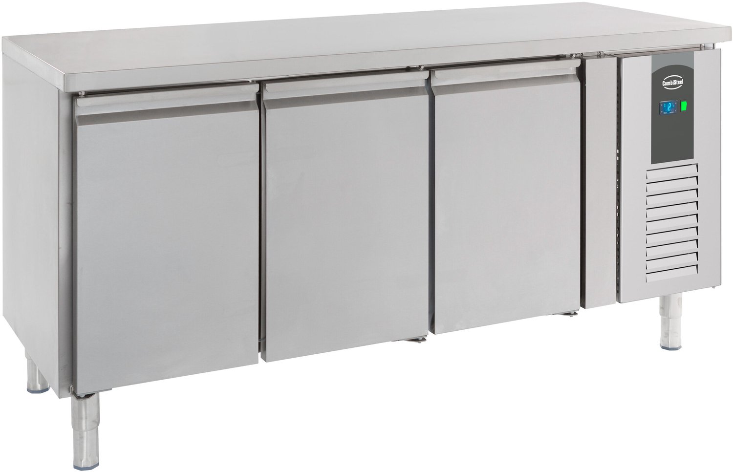Combisteel Vrieswerkbank - 3 Deuren - Standard Line-10°C/-20°C - Combisteel - 7450.0083 - Horeca & Professioneel Grijs