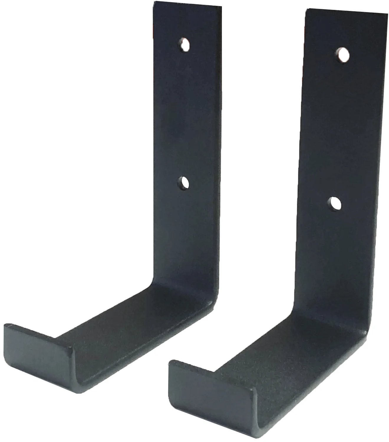 Wovar Plankdrager Zwart Industrieel 15 x 10 cm | T4 | Set 2 Stuks