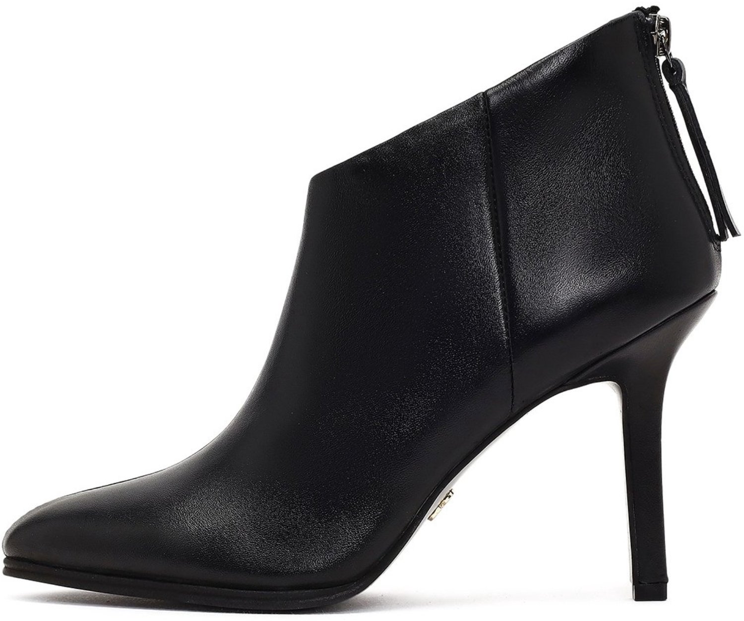 DERIMOD Heeled Ankle Boots Leather Heeled Ankle Boots