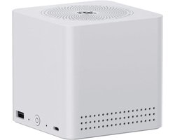 Mini-pc - Desktop-NAS - Gegevensopslag - 6 M.2 SSD-sleuven - Capaciteit 24TB - Zwart