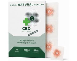 CBD Pleisters Extra Sterk 30 Stuks - Tot 36 uur Constante Dosis CBD - Geen THC - CBD Supplementen - 30mg CBD per Pleister