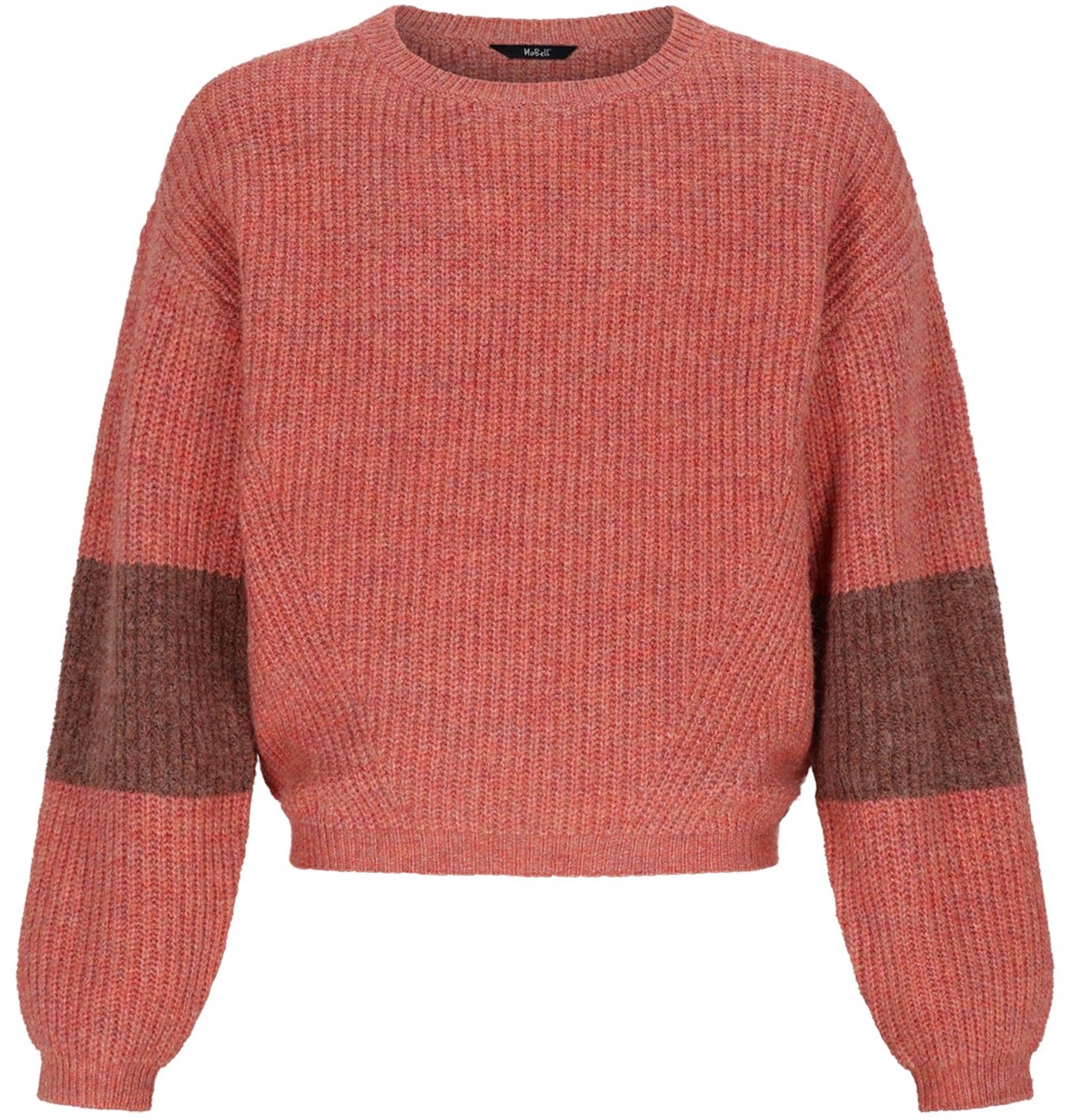 NoBell' - Kathy Melange Knitted Sweater - Terracotta - Maat 122-128