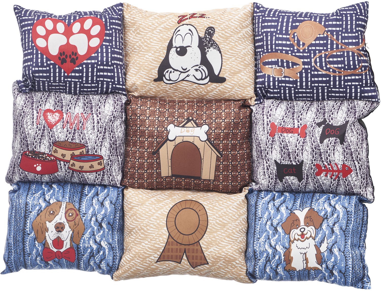 Mascow - Dierenmand - Hondenbed, met antislip onderkant, 58 x 80 cm